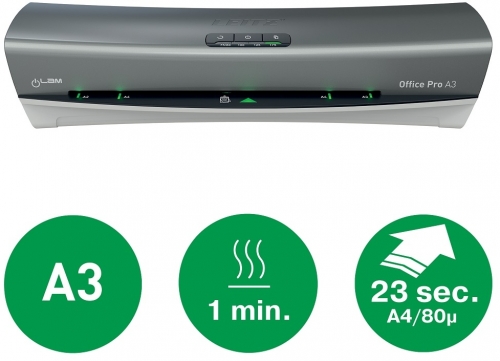 Laminator iLAM A3 Office Pro, kit folii inclus, Leitz